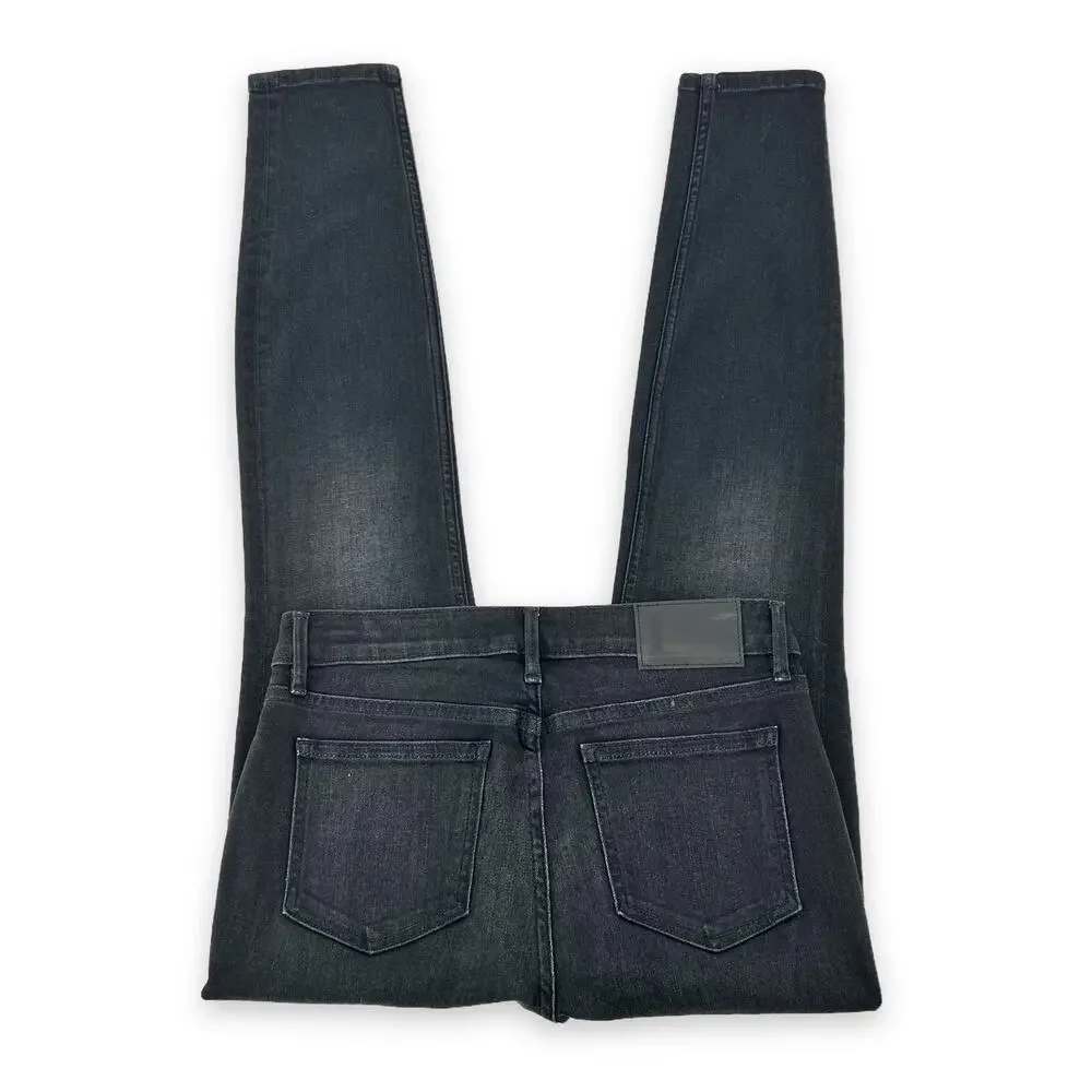 L148 Denim Lafayette 148 Mercer Skinny Jeans Washed Onyx size 26